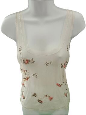 FREE PEOPLE beaded Cami Size Medium